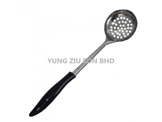 2857#BLACK HANDLE LADLE7*27.5CM